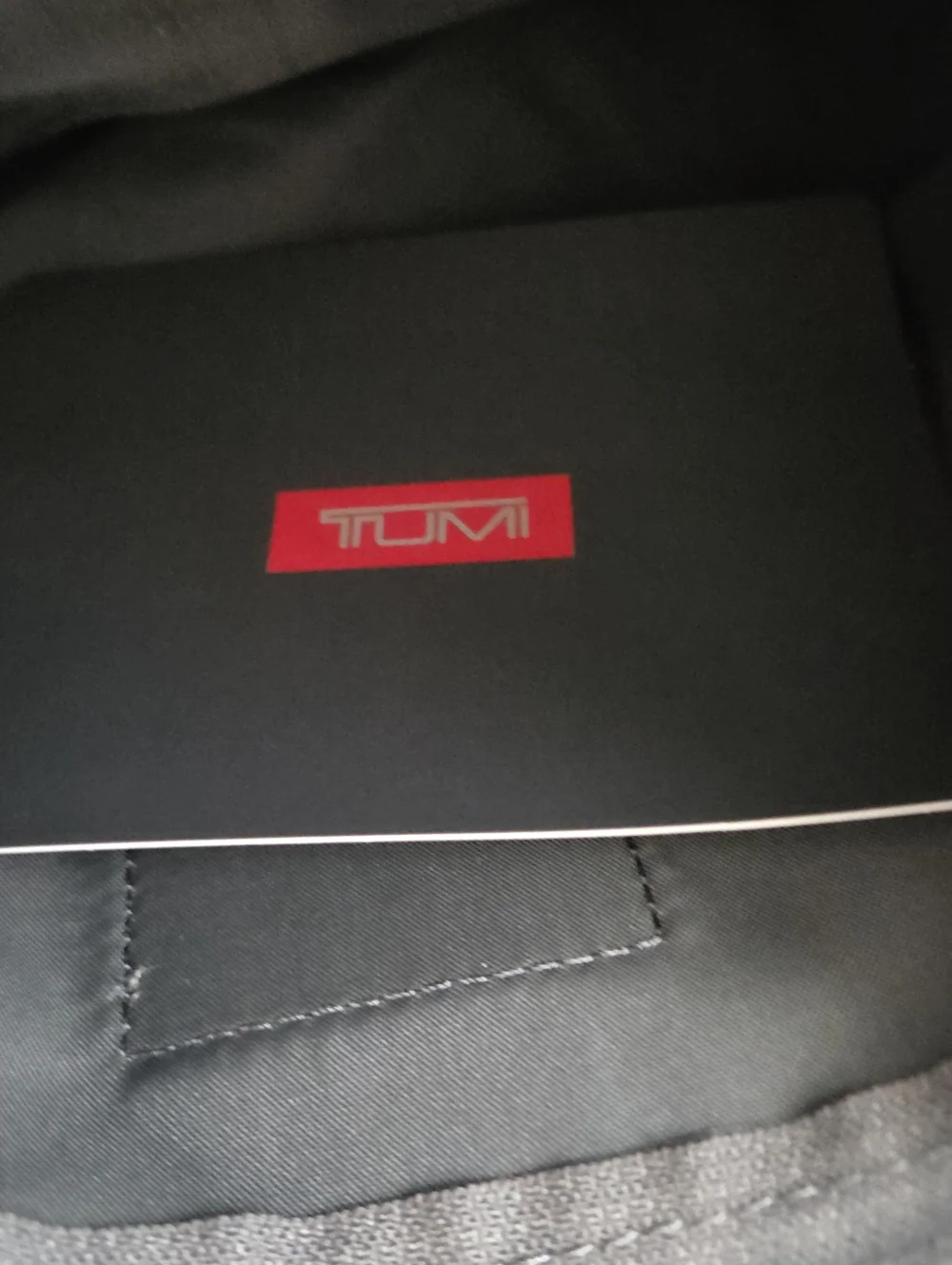 Tumi Black Travel Satchel Tote with Fiserv Badge New